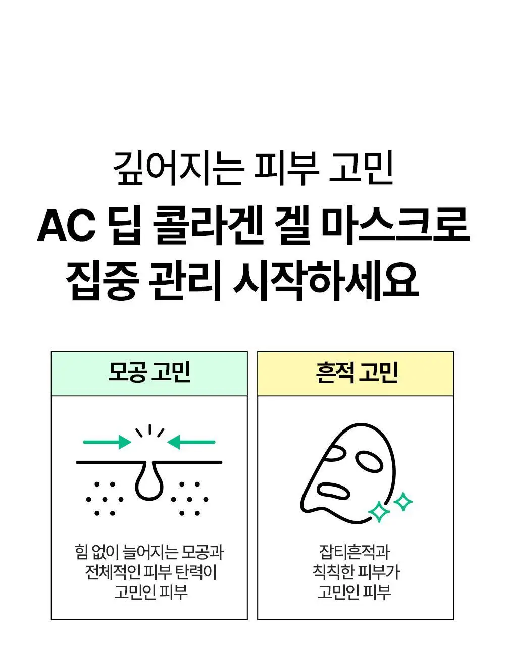 [콜라겐팩/쫀쫀] 듀이트리 AC 딥 콜라겐 겔 마스크 4매 (모공/흔적) 상세페이지 32